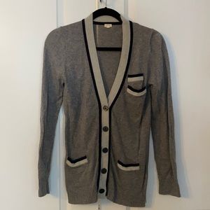 Varsity long cardigan